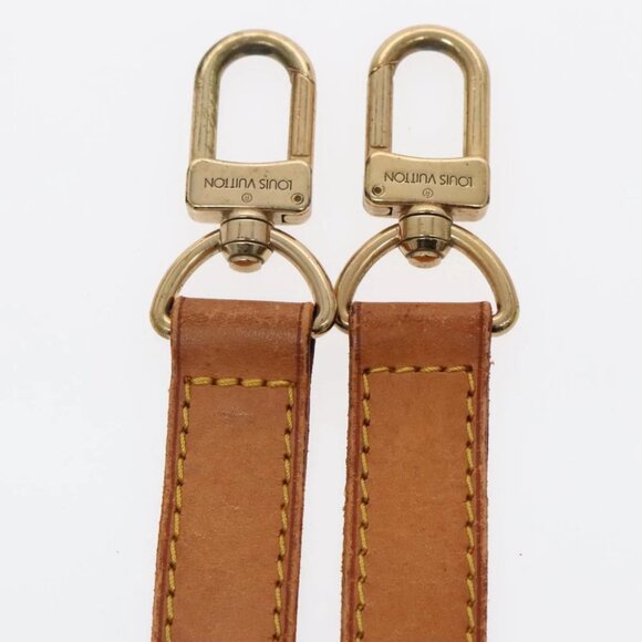 LOUIS VUITTON Adjustable Shoulder Strap Leather 36.6""""-44.1"""" Beige Auth... - Picture 5 of 12